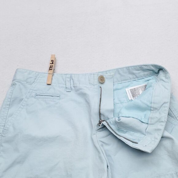 Gap Light Wash Casual Button Zip Chino Short Shorts Womens Size 00 Blue - Picture 4 of 9